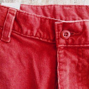 New Condition Women's St. John's Bay Rustic Orange Corduroy Pants Size 10 w Tags
